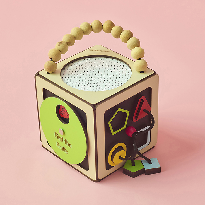 Wooden Activity Busy Cube image