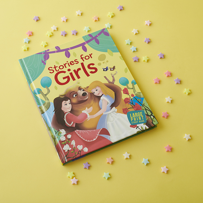LARGE PRINT STORIES FOR GIRLS image