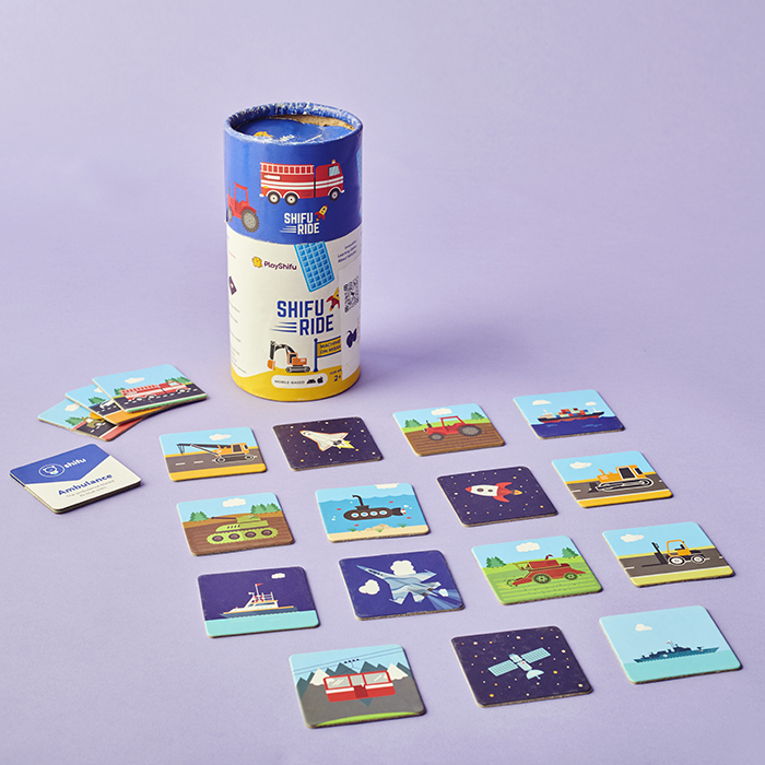 Playshifu Learning Cards -  Ride image