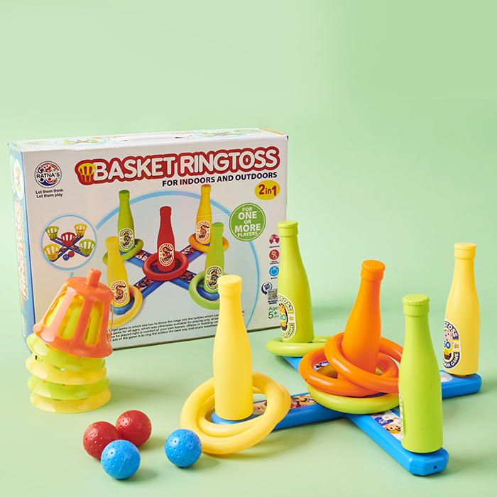 Basket ring toss 2in1 image