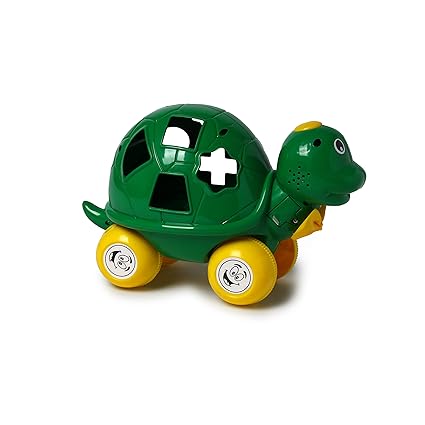 NE TZ PULL ALONG TURTLE WT SHAPE SORTER - Rent Educational Toy