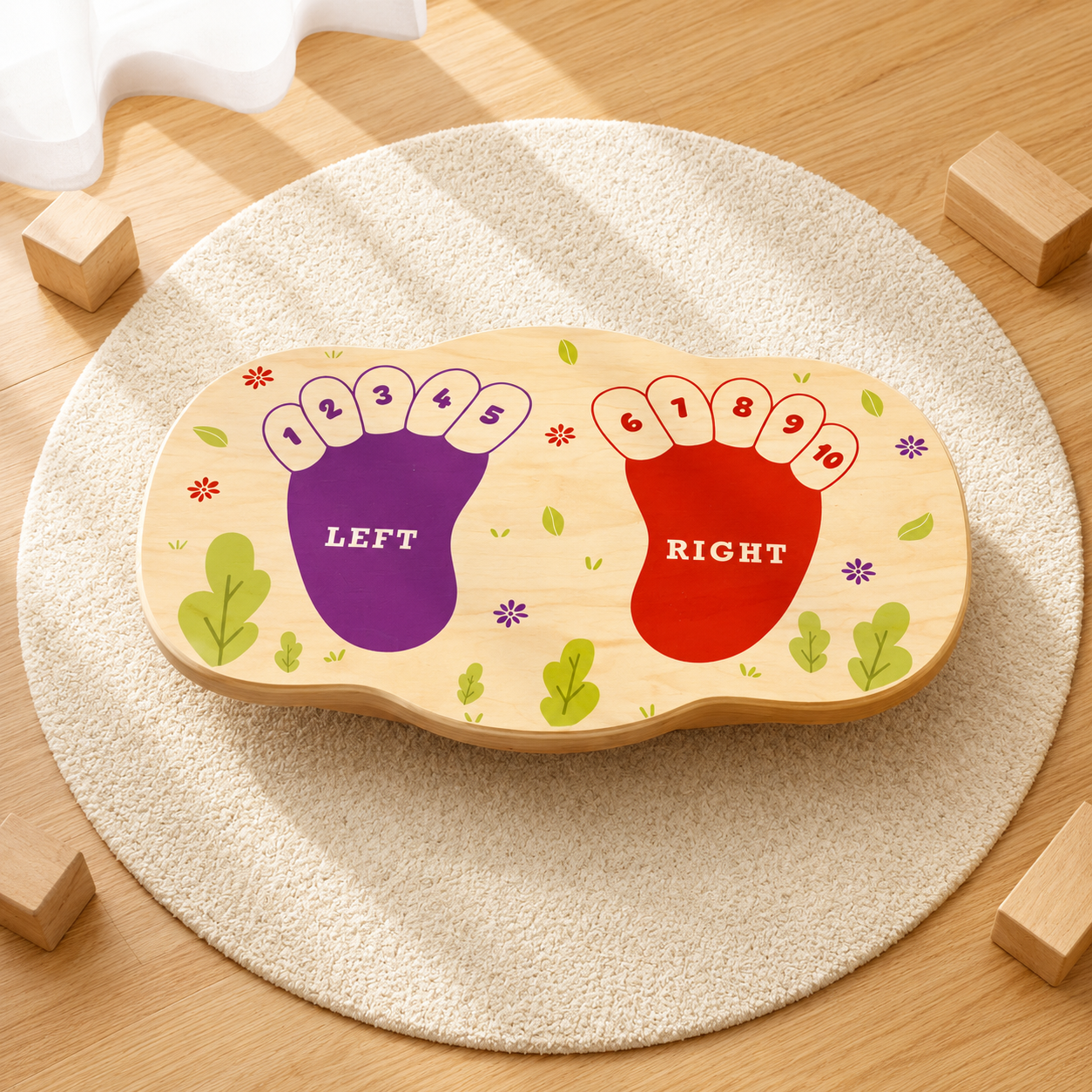 Wooden Feet Balancing Board