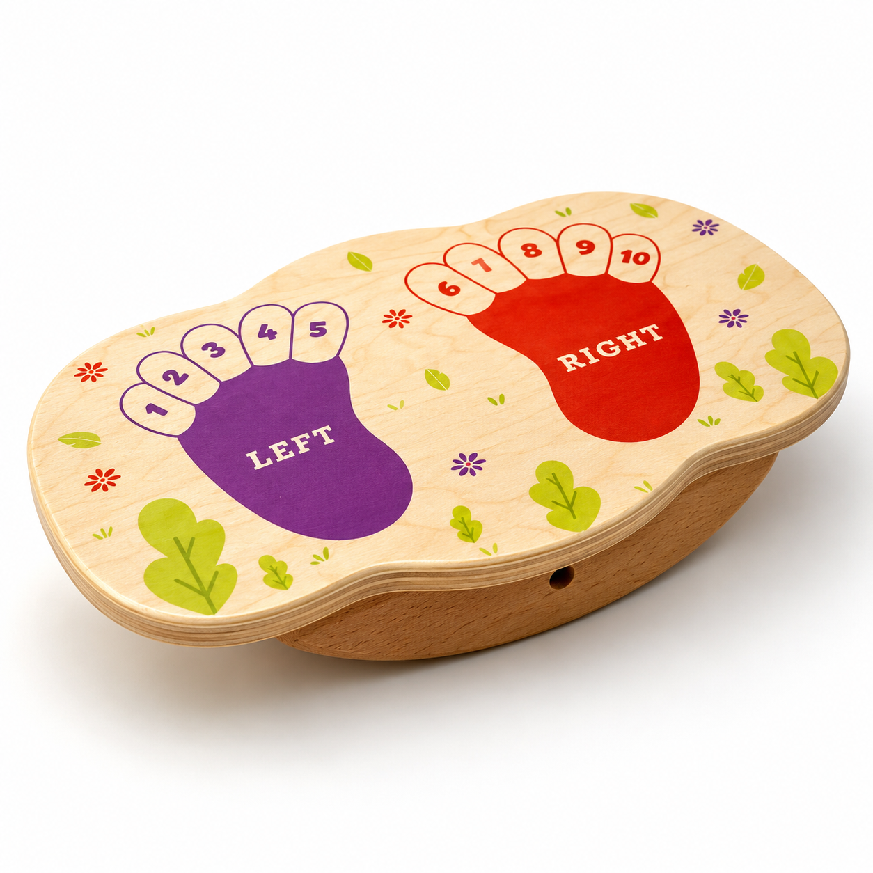 Wooden Feet Balancing Board - Rent Educational Toy