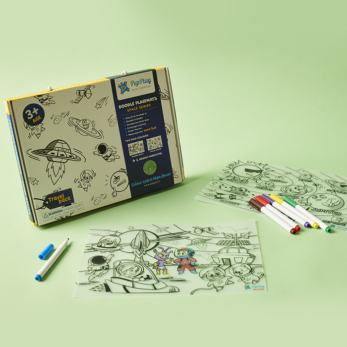 Doodle Placemats Travel Set - Space Series image