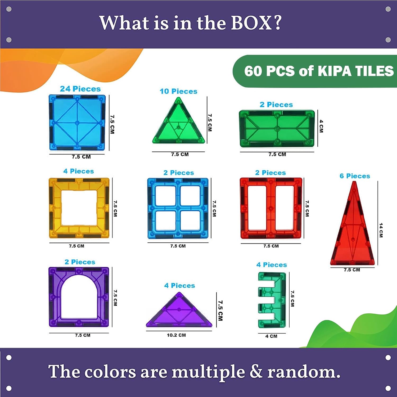 Magplay Pro Tiles 60 - Rent Educational Toy