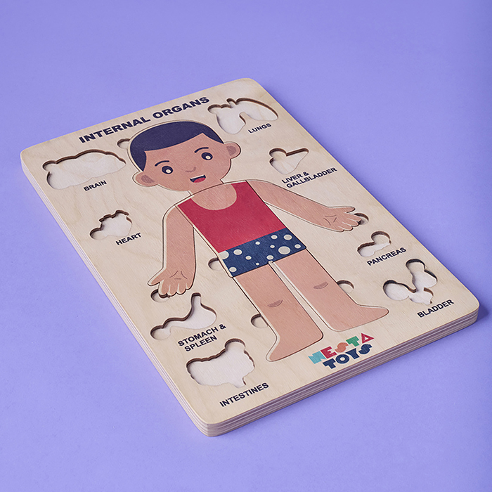 Human Body | Internal Organs Wooden Puzzle image