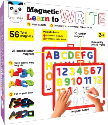 Magnetic Learn to Write : Numbers & Capital Letters image