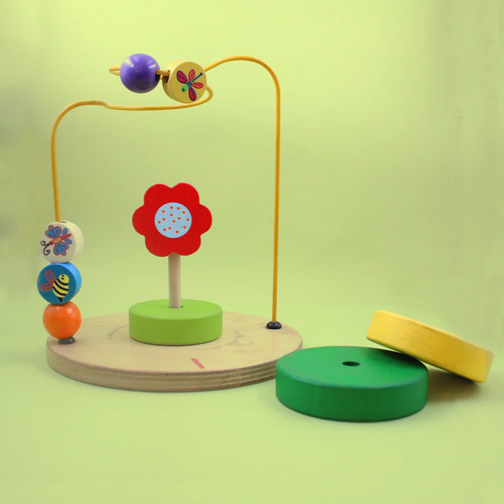 Garden Flower Wooden Maze Toy