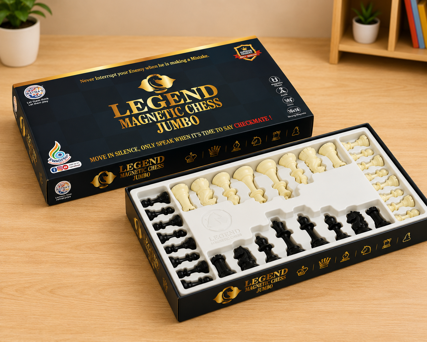 Legend Magnetic Chess Jumbo - Rent Educational Toy