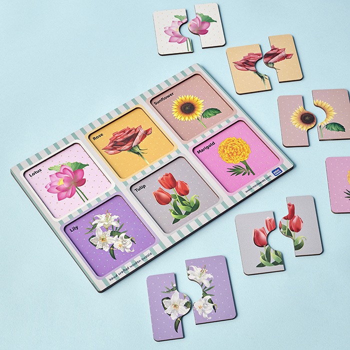 Flowers Puzzle - Mini Leaves