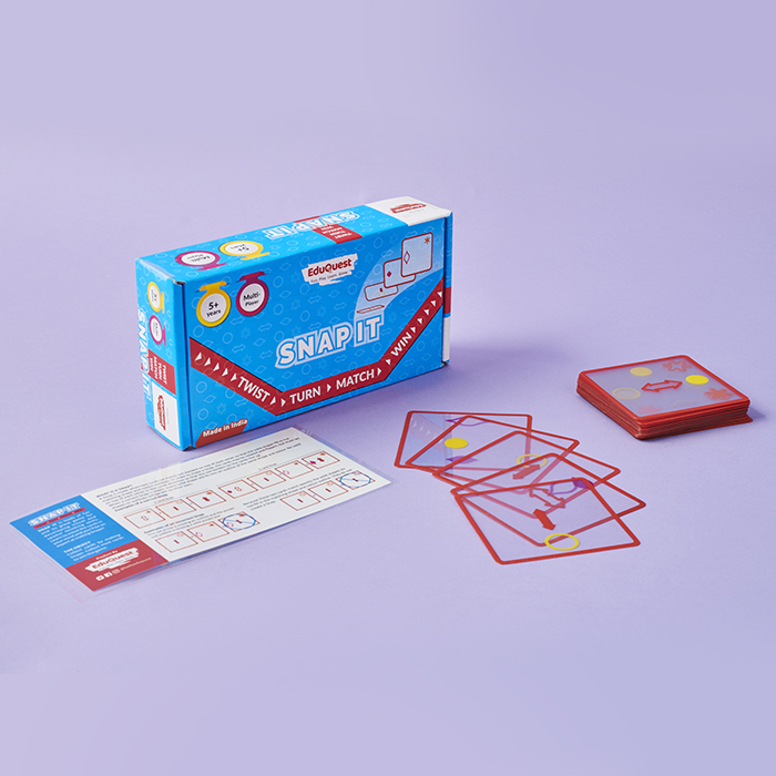 Eduquest snap it cards game image