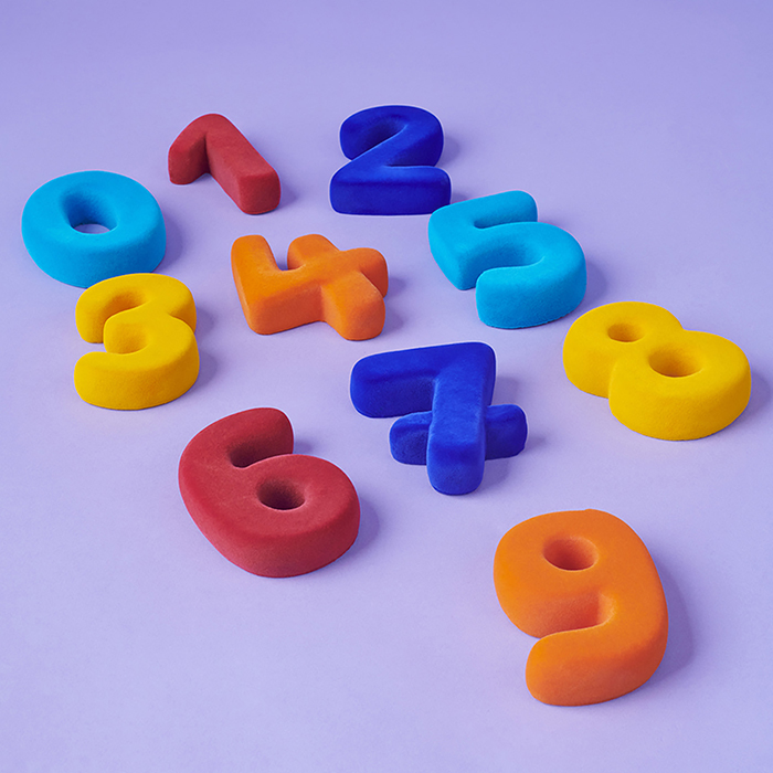 Numerals Magnetic image