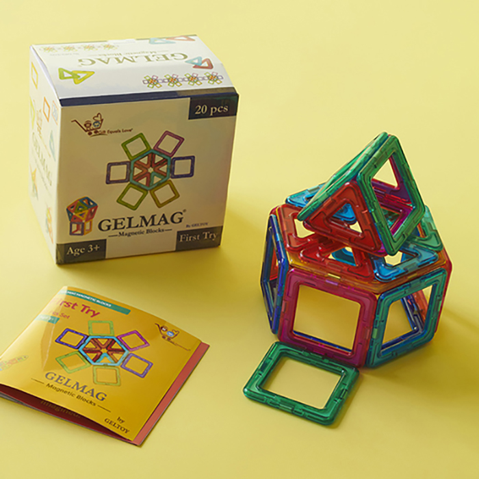 Gelmag - Magnetic Blocks - 20 PCS image