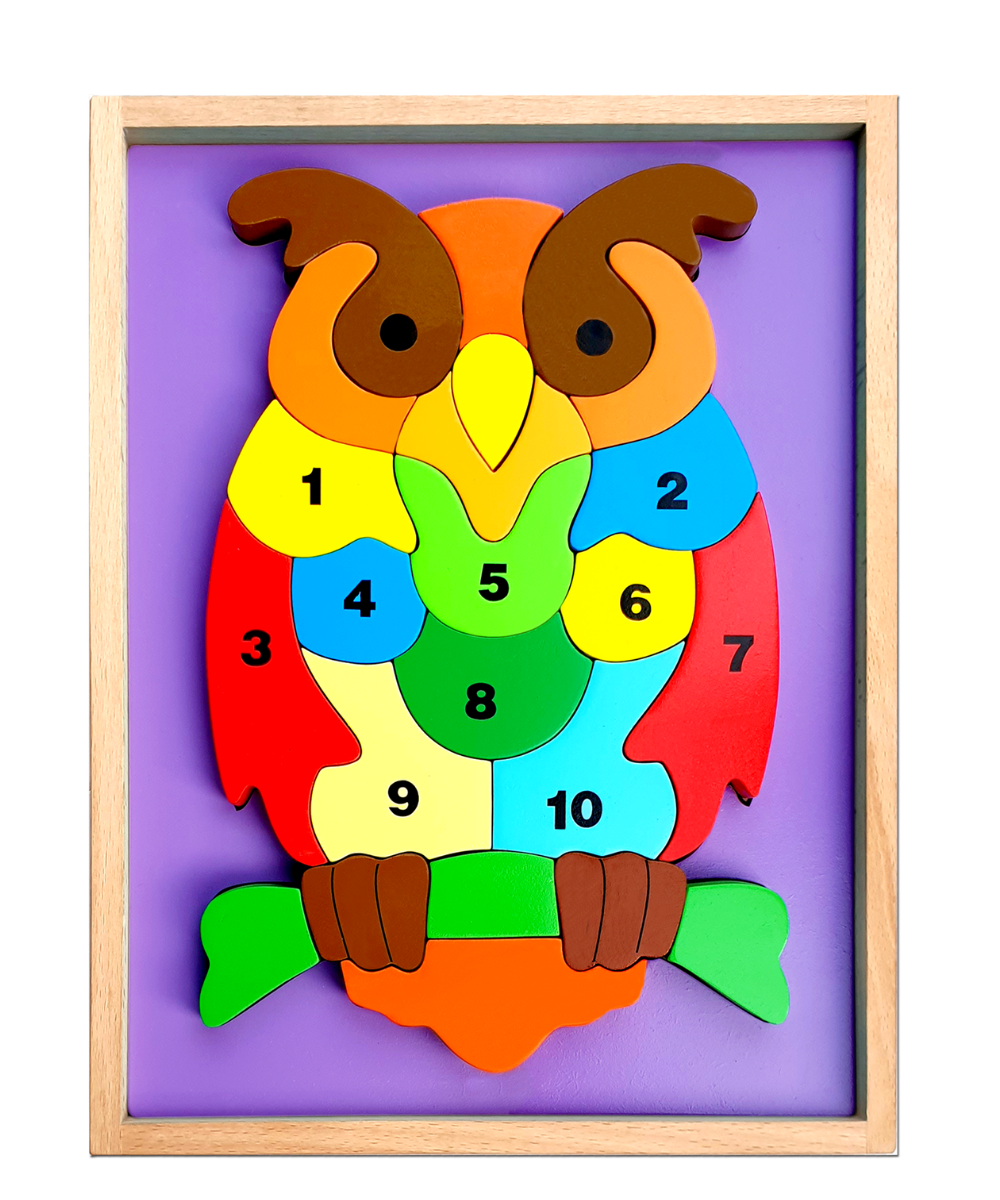 Stubby 3D Owl Puzzle