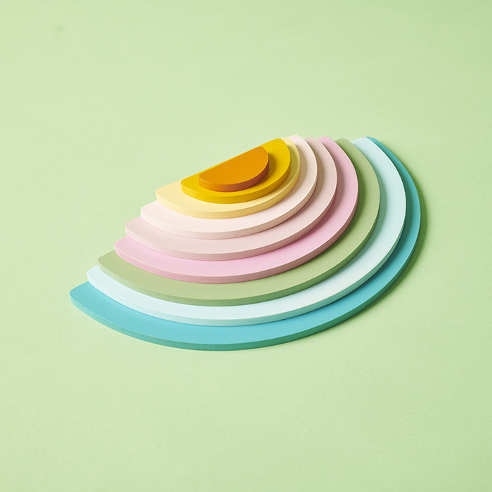 Set of 9 Halfmoon Rainbow Stacker image