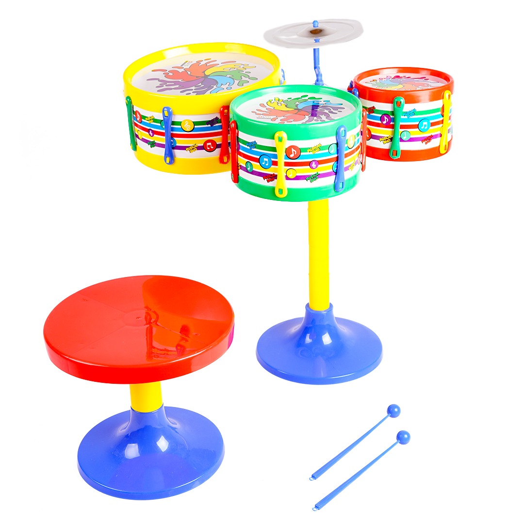 Jazz Drum Set with Stool