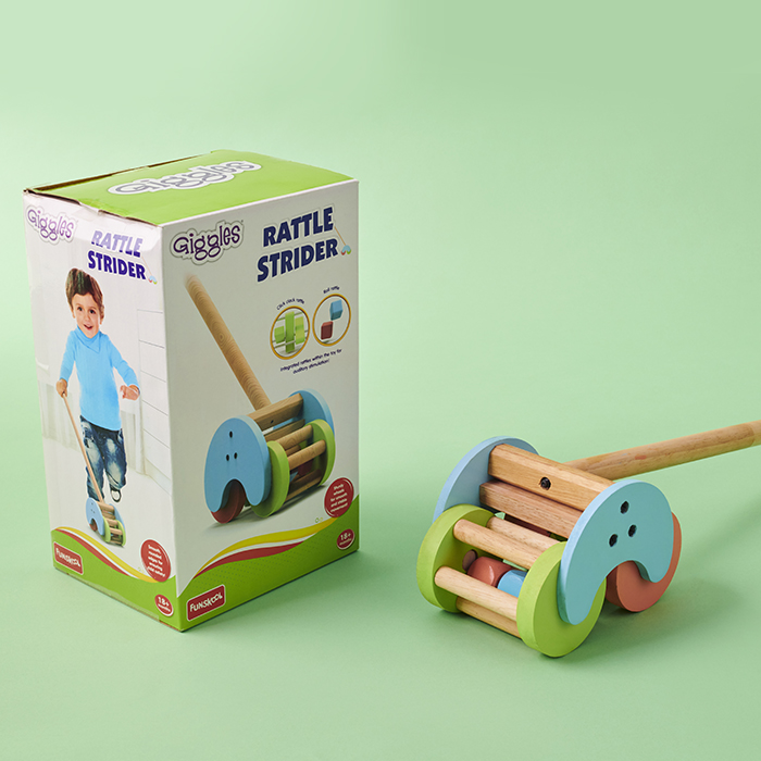 RATTLE STRIDER  (WOODEN PUSH-ALONG) image