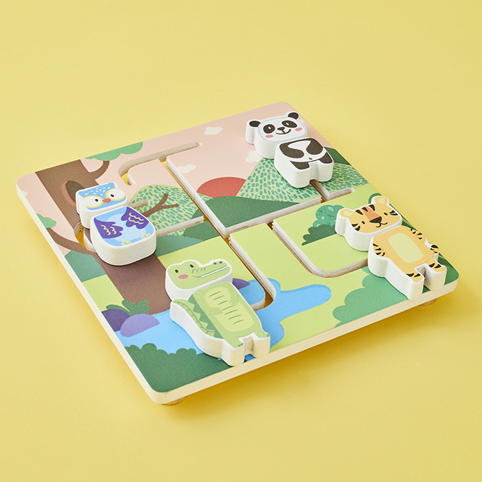 Jungle Animal Maze for Toddlers