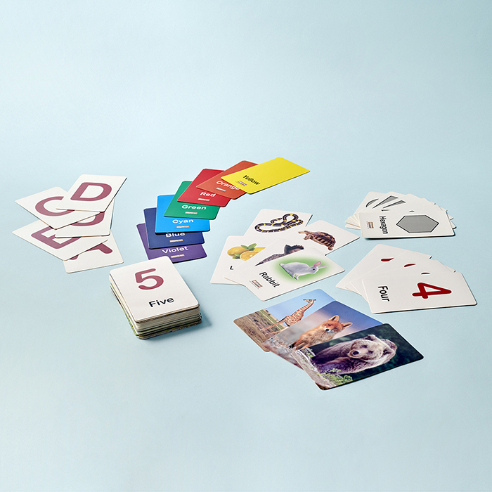 English numbers flash cards - 20 cards
