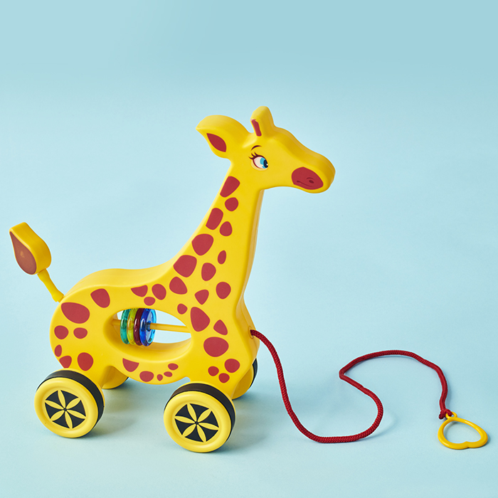 Pull Along Buddy- Giraffe