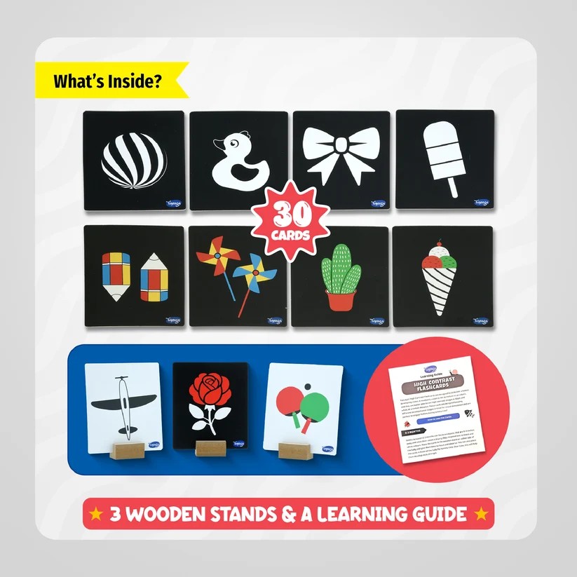 High Contrast Flashcards - Rent Educational Toy