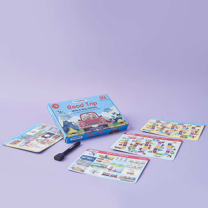 Write & Wipe Activity - Road Trip