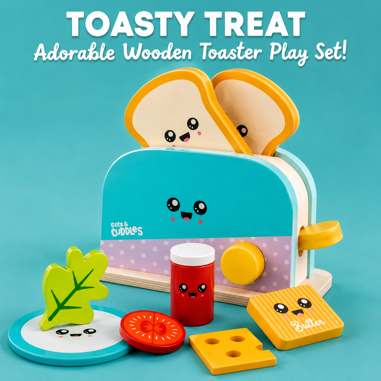 Wooden Bread Toasty Treat