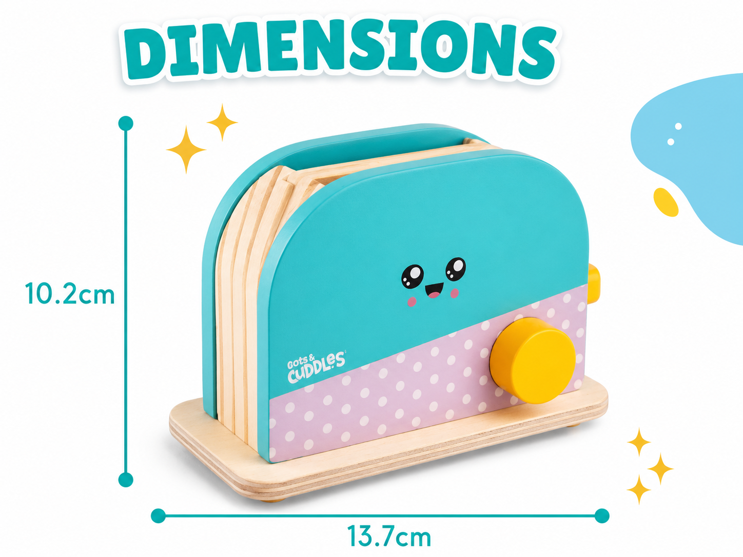 Wooden Bread Toasty Treat - Rent Educational Toy