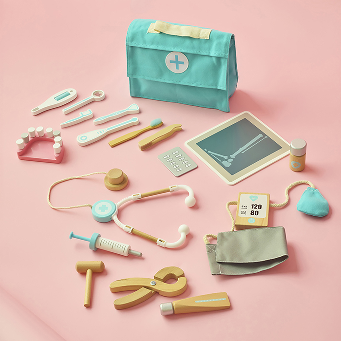 Wooden Doctor Role Play Set